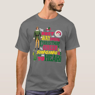 Buddy the Elf   Weihnachts-Cheer Grafik-Zitat T-Shirt