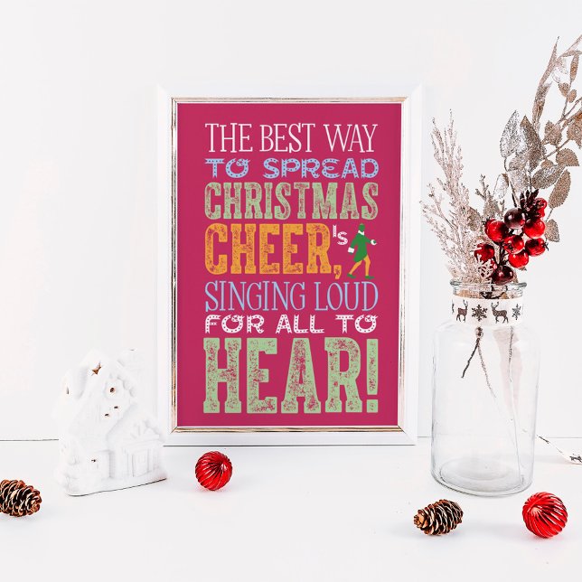 Buddy the Elf | Weihnachts-Chef-Angebot Poster (Von Creator hochgeladen)