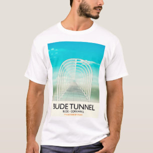 Bude-Tunnel, Cornwall Parodie-Reiseplakat T-Shirt