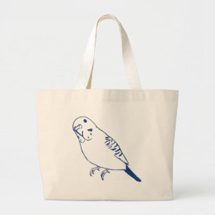 Budgerigar Jumbo Stoffbeutel