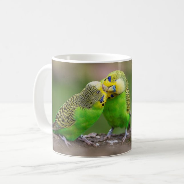 Budgerigar Kaffeetasse (Vorderseite Links)