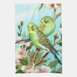 Budgerigars Handtuch