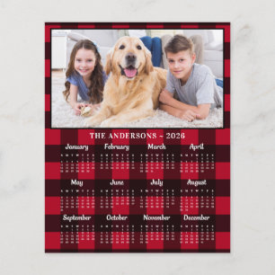 Budget 2023 Foto Rotkariertes 12-Monatskalender-Ka