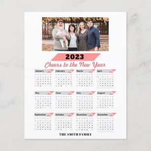 Budget 2023 Kalender Modern Family Foto Card