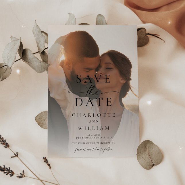 Budget 2 Foto Einfache Hochzeit Save The Date (Von Creator hochgeladen)