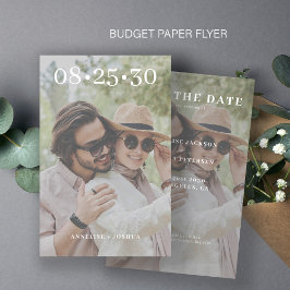 Budget 2 Foto Moderne lässige Hochzeit sparen das  Flyer