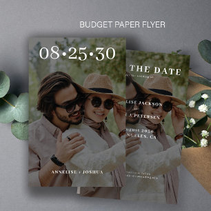 Budget 2 Foto Moderne lässige Hochzeit sparen das  Flyer