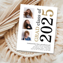 Budget 3 Foto Black Gold 2025 Abschluss Einladung