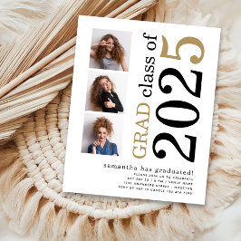 Budget 3 Foto Black Gold 2025 Abschluss Einladung