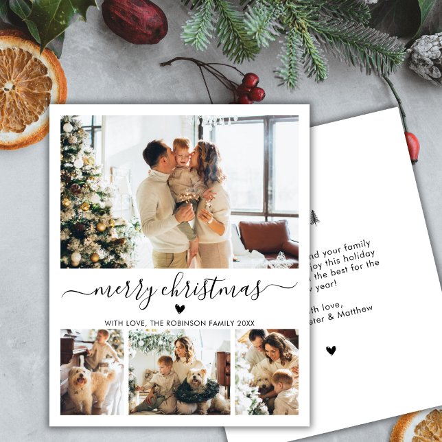Budget 4 Foto Collage Heft Script Weihnachtskarte (Von Creator hochgeladen)