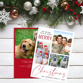 Budget 4 Foto Frohe Weihnachtskarte