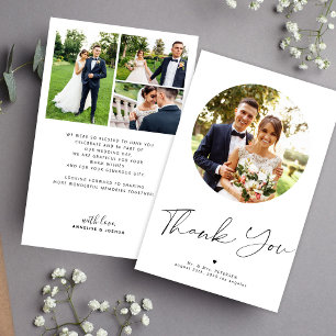 Budget 4 Foto-Kalligrafie-Hochzeit Danke