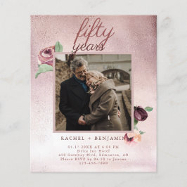 Budget 50 Jahre Hochzeitstag Rose Gold