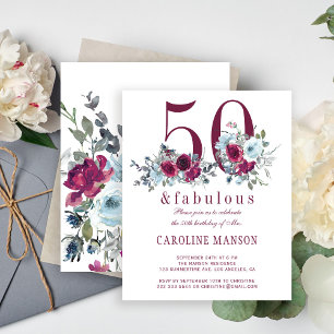 Budget 50 und fantastische florale Geburtstagseinl