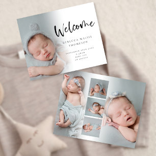 Budget 6 Foto Baby Girl Boy Script Begrüßung