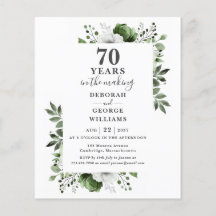 Budget 70. Hochzeitstag Blumenladen