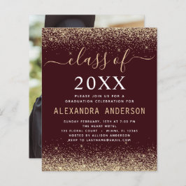 Budget Abschluss Foto Burgundy Gold Class 2023