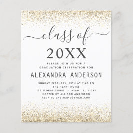 Budget Abschluss Foto White Gold Klasse 2023 Flyer