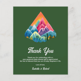 Budget Adventure erwartet Baby Shower Vielen Dank