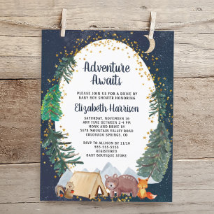 Budget Adventure erwartet Drive by Baby Shower