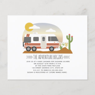 Budget Adventure RV Desert Baby Dusche