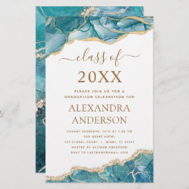 Budget Agate Abschluss 2023 Aquamarin Gold Blue