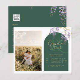 Budget All-in1 FOTO Wedding Wisteria QR Code INV