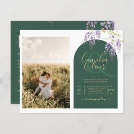 Budget All-in1 FOTO Wedding Wisteria QR Code INV