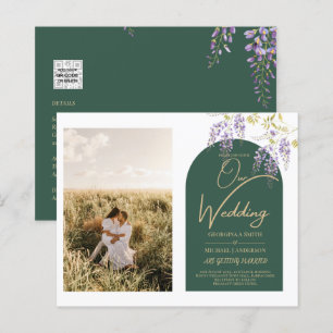 Budget All-in1 FOTO Wedding Wisteria QR Code INV