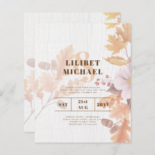 BUDGET All-in-1-Herbstlaub Terracotta Wedding