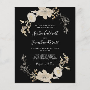 Budget Alles in Einem Vintage Blumen Hochzeitseinl