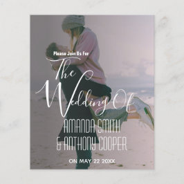 Budget alles in einer Info-uAwg und Hochzeitseinla Flyer