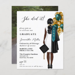 Budget Aquamarines Gold Foto Sie tat es Abschluss