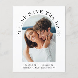 Budget Arch Foto Wedding Save the Date