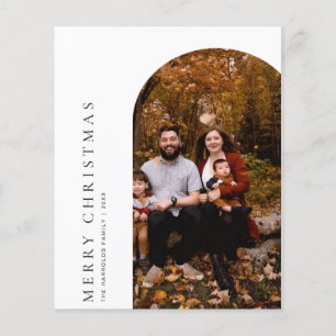 Budget Arch Frohe Weihnachtsgrüße Karte