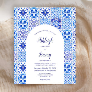 Budget Arch Portugiesischer Blauer Tile Hochzeitse
