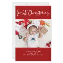 Budget Baby 1 Weihnachtsferien Foto Flat Card