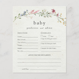 Budget Baby Advice and Predictions Baby Shower