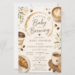 Budget Baby braut Kaffee Baby Shower