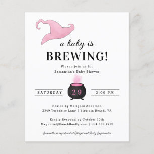 Budget Baby Brautparty-Einladung braut sich zusamm Flyer