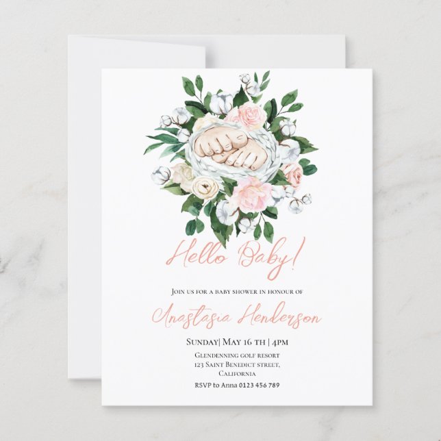 BUDGET Baby-Dusche (Vorderseite)