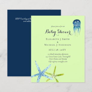BUDGET Baby Dusche Sea Life Krake Starfish