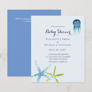 BUDGET Baby Dusche Sea Life Krake Starfish