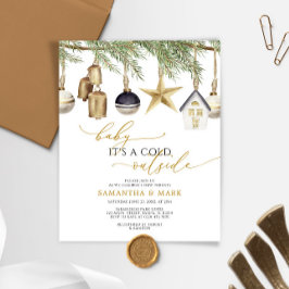 Budget Baby es ist eine kalte Außendusche Einladun