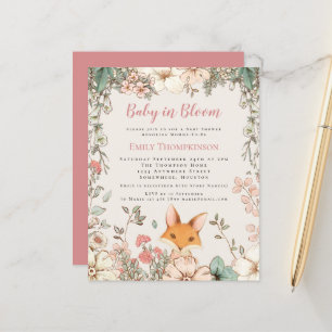 Budget Baby In Bloom Fuchs Mädchen Baby Shower Ein
