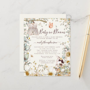 Budget Baby in Bloom Girl Duschcreme Einladung