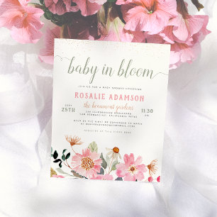 Budget Baby in Bloom Niedlich Pink Garden Babydusc