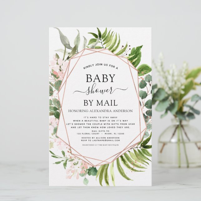 Budget Baby Shower by Mail Greenery Eucalyptus (Stehend Vorderseite)