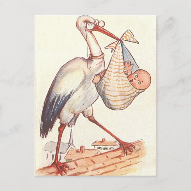 Budget BABY SHOWER Einladung neutral (Vorderseite)