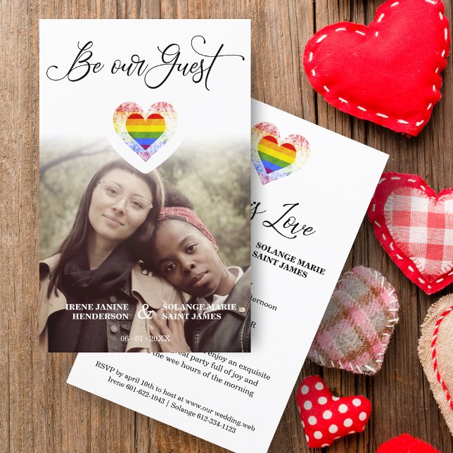Budget Be Our Guest Pride Rainbow Heart LGBT (Von Creator hochgeladen)